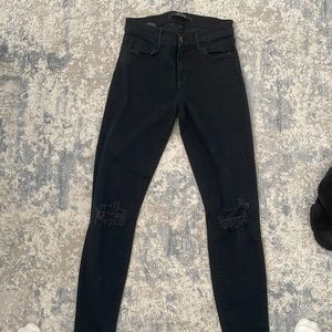 JBRAND BLACK SKINNY JEANS RIPPED